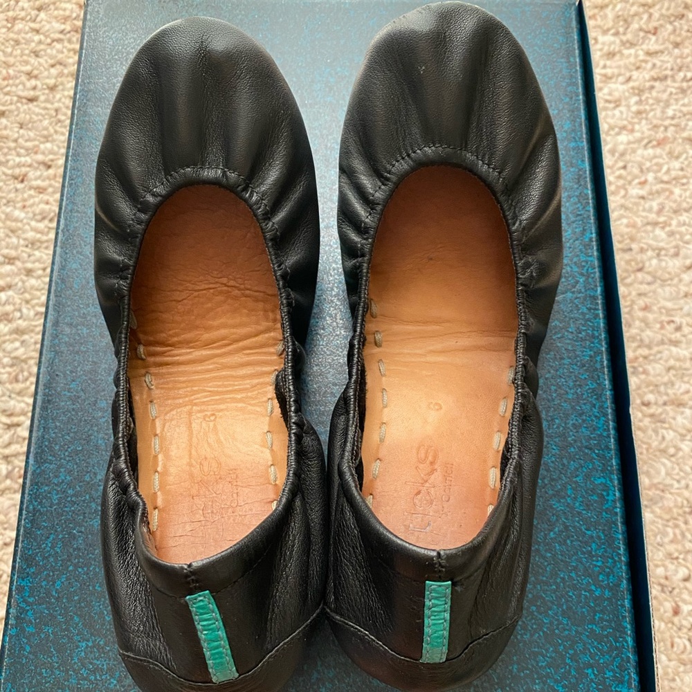 Tieks size 6 in Black